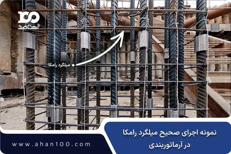 اجرای صحیح میلگرد رامکا در آرماتوربندی