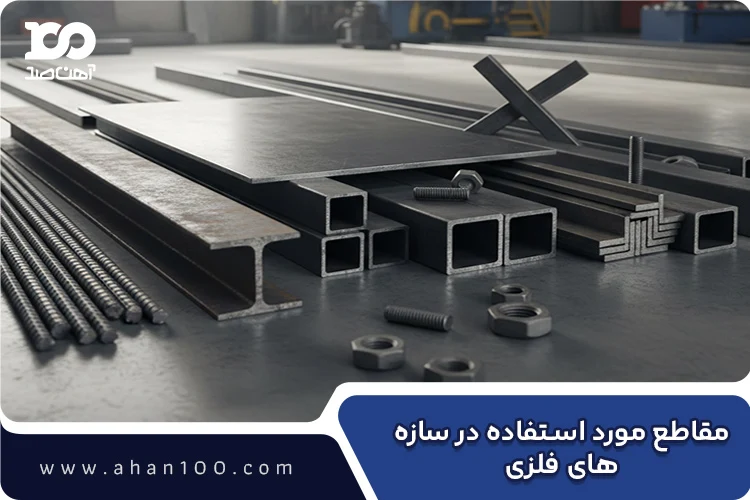 مقاطع فولادی مورد استفاده در سازه‌های فلزی