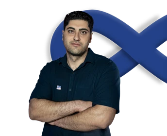 متین پاکدامن مدیر فروش آهن صد